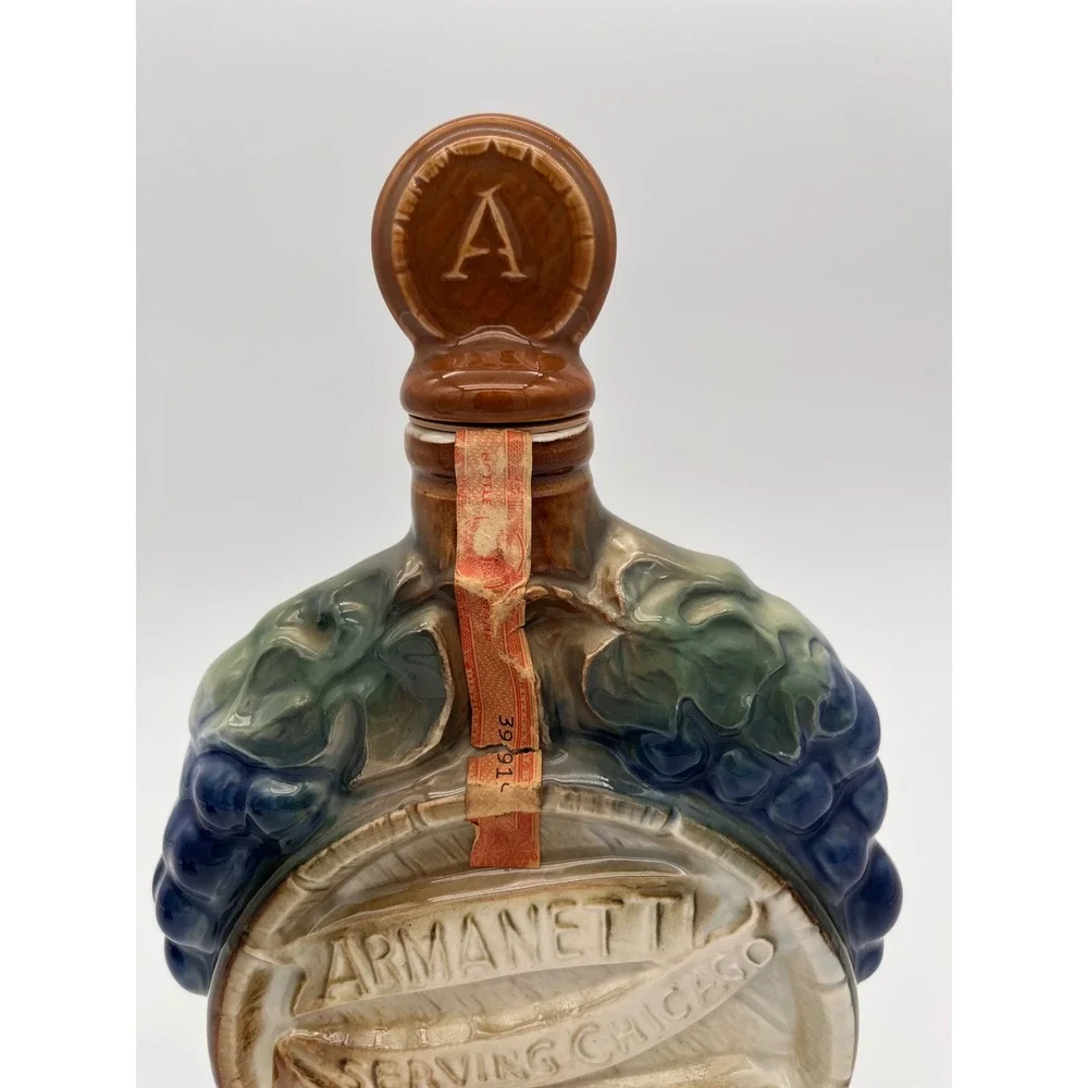 Vintage Jim Beam Bacchus Decanter Regal China Armanetti Chicago Bourbon Bottle